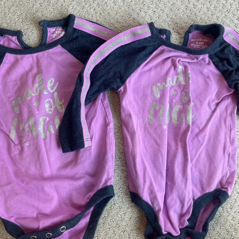 Two Matching Garanimals Onesies!